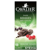 Chocolate de postre con frutos del bosque 85g CAVALIER